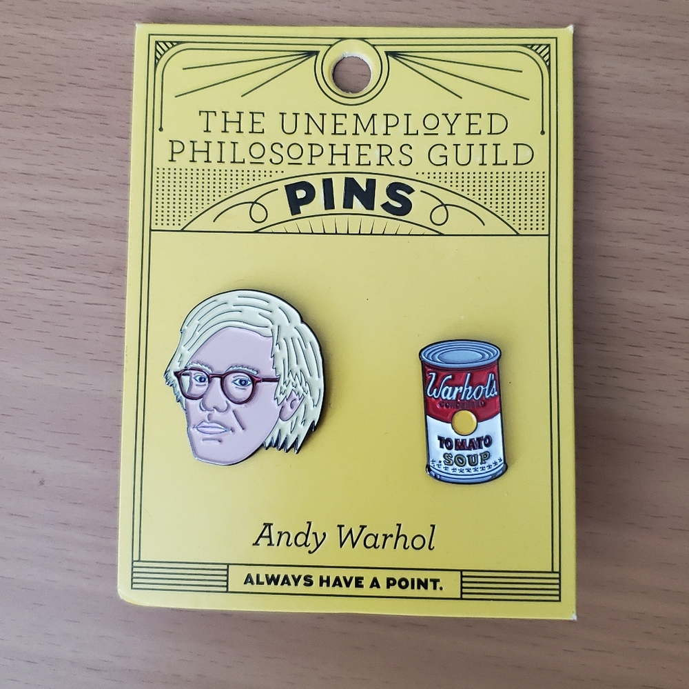 Andy Warhol Enamel Pins Lapel